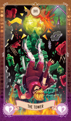 Act6Tarotproject:  The Act 6 Tarot Anthology: The Major Deck (Part V)Xvi. The Tower (Artist: