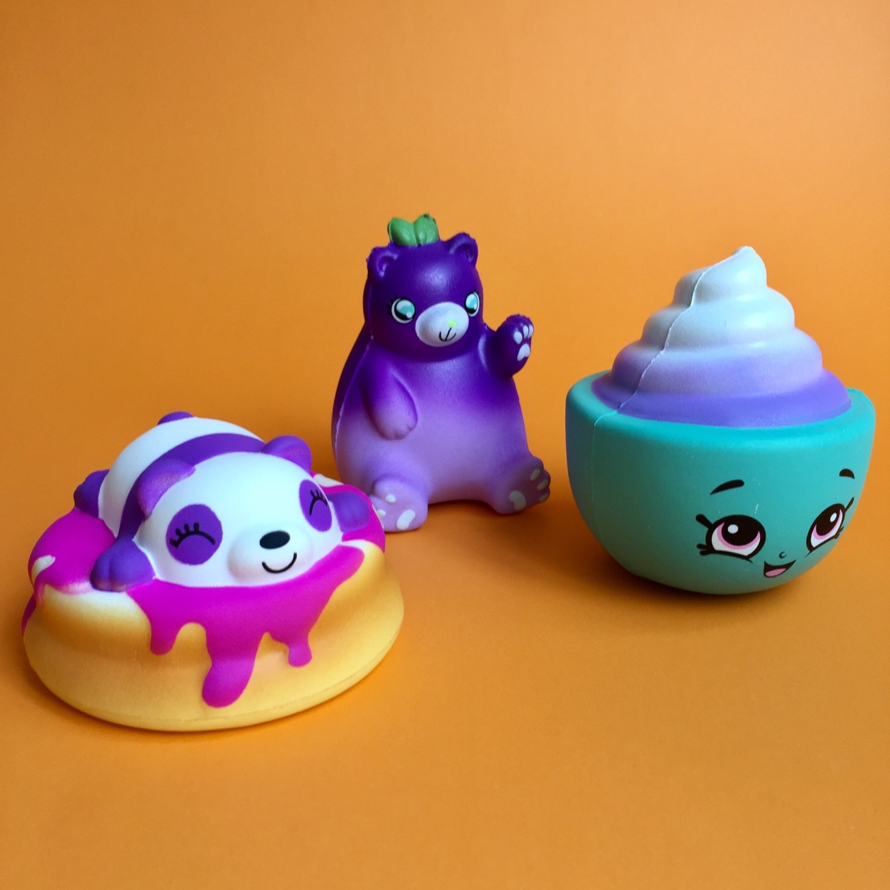Squish Dee Lish Shopkins Series 1 Purple Hot Chocolate Slow Rise Squeeze NEW 