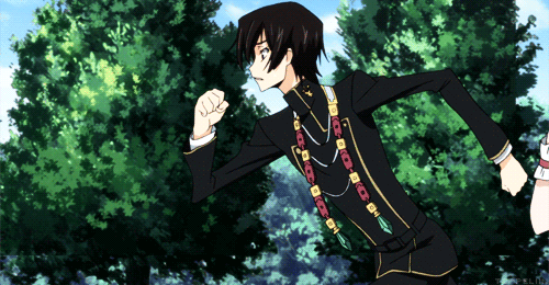yoshimaru:nicorobin:Lelouch displaying his exceptional athletic ability@aoizaizen @ochamina @tenya