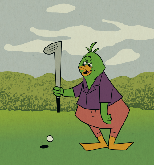 Day 18: GolfGonna represent my internal rage over golfing with the Hanna-Barbera art styleDay 19: Fa