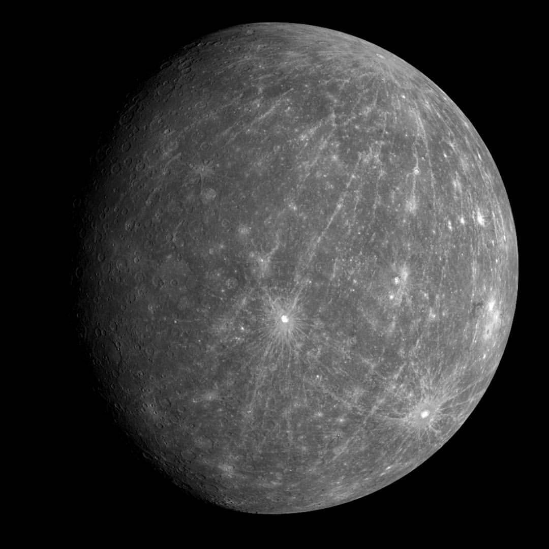 Mercury as Revealed by MESSENGER #nasa #apod #mercury #planet #messenger #spacecraft