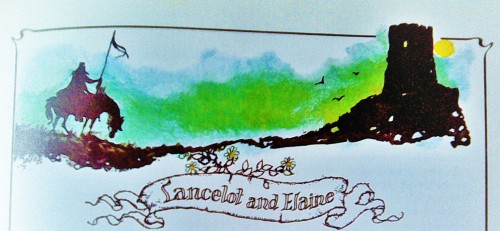tryllskr:Victor Ambrus illustrations for the Arthurian tale of Lancelot &amp; Elaine.Don’t have a sc