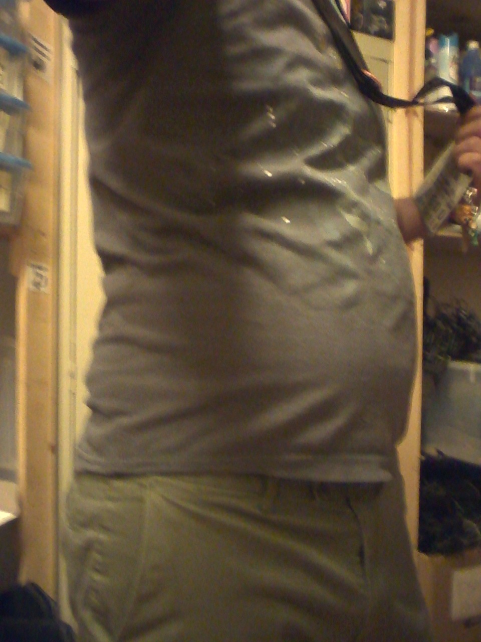 hedgepiggygains:  When did this shirt get so small?