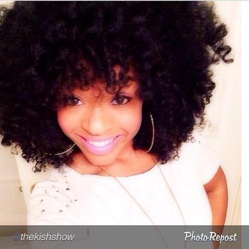 Isn&rsquo;t she just a cutie! Hairspiration! #teambeauty #teamnatural #2frochicks #mane #manesociety