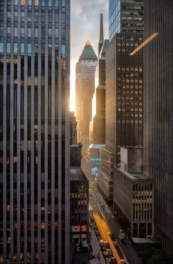 nichvlas:  NY Sunset (by Jim Keen) 