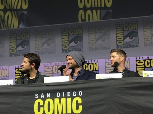 Supernatural panel at #SDCC ½. Taken by my friend so I could relax and enjoy.Feel free to s