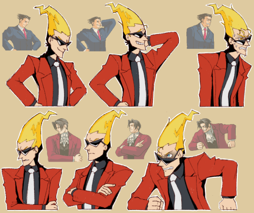 Ghost Trick Sprite Redraws! The GT And Ace Attorney Art Styles Go Together Nicely