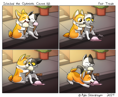 chelseamourning:  chubbythecorgi:  My friend sent me this amazing corgi comic! (originals found here)  THIS IS THE CUTEST THING EVER 