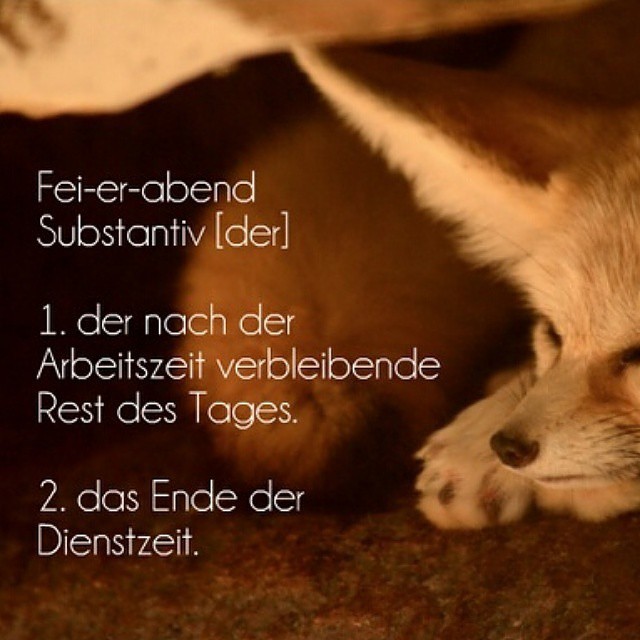 #feierabend from medizinfuchs.de