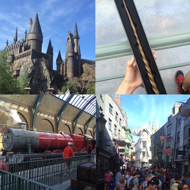 letsfack:  Visiting Diagon Alley and Hogsmeade has been one of the greatest things