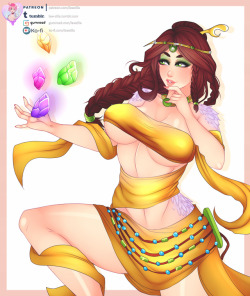   Finished Commission Of Nu Wa Or Boob Wa ( ͡° ͜ʖ ͡°) From Smite For Raxis.