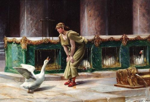 honorthegods: The Capitoline Geese by Henri Paul Motte, 1889. Image: Public domain via Wikimedia Com