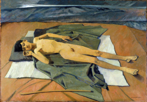 k250966:    Felice Casorati, Icarus, 1936  
