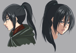 kenken-chan: Some long-haired, older Mikasas for all your long-haired, older Mikasa needs.