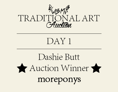 Congratulations to moreponys for winning todays auction. Please contact me with your mailing adress and I will give you my email adress for paypal. Next Auction coming soon…