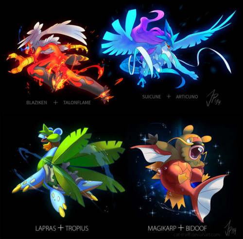 youngjusticer:  Don’t think I can choose a fave. A Bunch of Fusions, by Josephine. Can you?