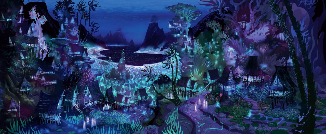 wannabeanimator:  Moana (2016) | visual development by James Finch, Mehrdad Isvandi,