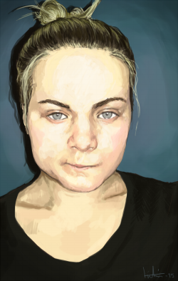 I&rsquo;m trying to get back into drawing again and, boy oh boy, digital painting is hard. Took me 10 hrs to finish this. I decided to do a new self portrait because Idk it&rsquo;s something easy to start with.