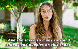 dailyfeartwdgifs:Alycia Debnam Carey and Colman Domingo on how much fun Mercedes brings to the set
