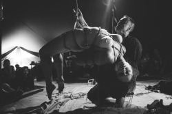 123avalon:Sex Camp Performance, MelbourneModel: Dealande - Rope: Avalon, Photo: Estherphoto