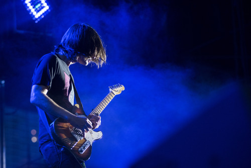 fallenjeeva:Jonny Greenwood plays with Radiohead during a headlining set on the Samsung Stage day 2 