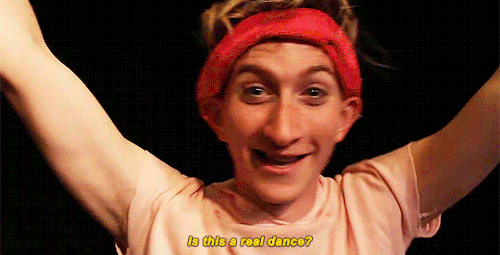 nightmarepublicaccess:[id: Six gifs from Dances Moving featuring Brian David Gilbert and Declan. BDG