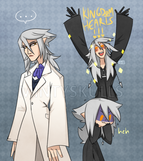 mintyskulls: Some more Aqua!Xehanort and Aqua!Xemnas bc she’s cool and fun to draw so hey Don’t repost or use without proper credit, ask first please. 