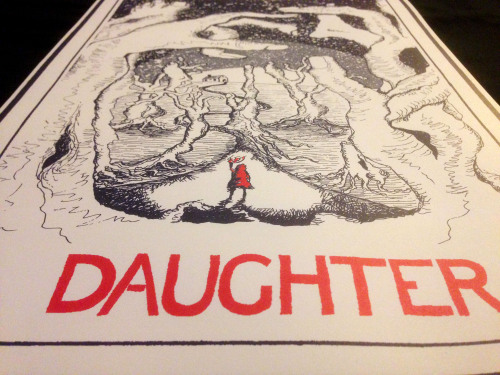 Daughter 2013 US tour screen print entitled &ldquo;Limbs&rdquo;. Artist - Jon Mackay