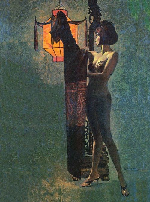 enjoy3somes: taurus1966: highwaygone:  pulpexplosion:  Robert McGinnis in vivid color  Then  Very cl