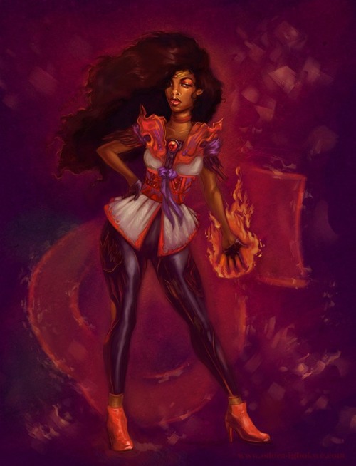 wearewakanda:  The Afro-Diasporic Fantasy Art Of Nigerian-American Illustrator Odera IgbokweWΛW | Like : Tweet : Pin : Blog#WeAreWakanda