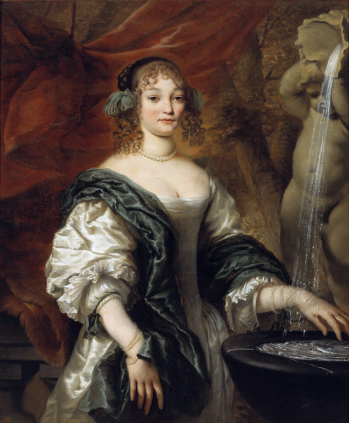Portrait of a woman, attr. to Jan de Baen 2 half of 17th c.