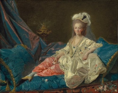 “La Turque” by Étienne Aubry, presumed portrait of Mademoiselle Duthé (1748–1830)