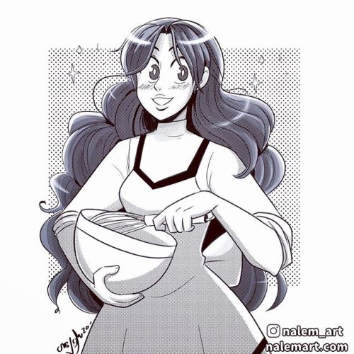 Today&rsquo;s warm up is Ikuko Tsukino, Sailor Moon&rsquo;s mom! . . . . #sailormoon #ikukot