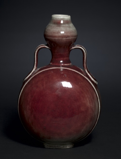 Gourd Flask: Lang Ware, 1662-1722, Cleveland Museum of Art: Chinese ArtSize: Overall: 22.6 cm (8 7/8