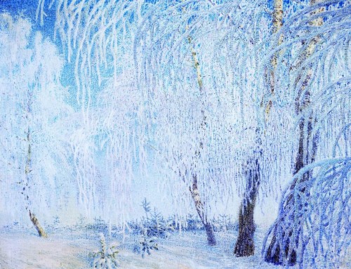 artist-igor-grabar: The Frost, 1905, Igor Grabar