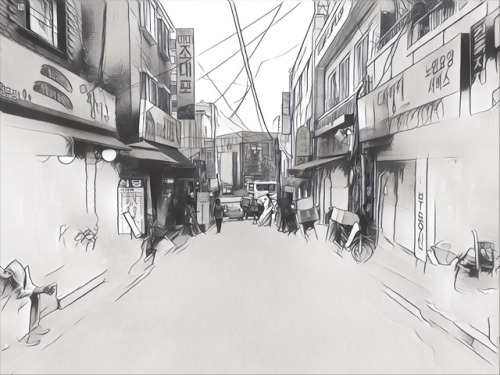 A Sketchy View of Seoul