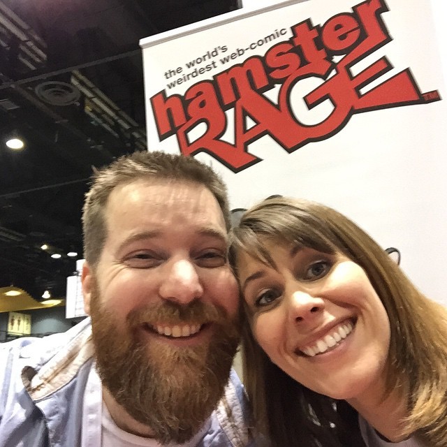 #C2E2 doors have opened! We are excited. #tableE7 #comics #chicago