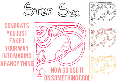 dulce-skull: hi guys today I made a tutorial on how to make my favorite art nouveau-y embellishment