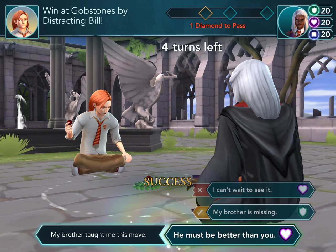 hogwarts mystery cheats bill