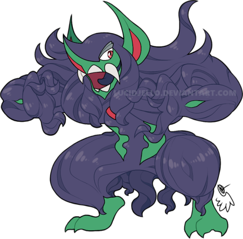Feature of this gremlin of a Grimmsnarl for my latest team comm!
