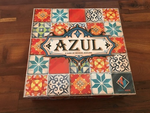 chgreenblatt: Azul is a fantastic 2-4 player tile drafting game. In fact it recently won the 2018&nb