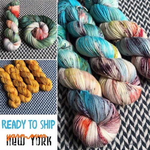 Are you ready? We are! An awesome array of available yarns await you at yarnovernewyork.com click th