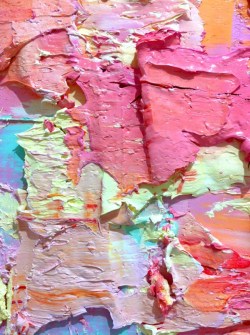 redlipstickresurrected:  Zhu Jinshi aka 朱金石 (Chinese, b. 1954, Beijing, China) - From The Reality Of Paint exhibition at Pearl Lam Gallery (detail)  Paintings: Oil on Canvas