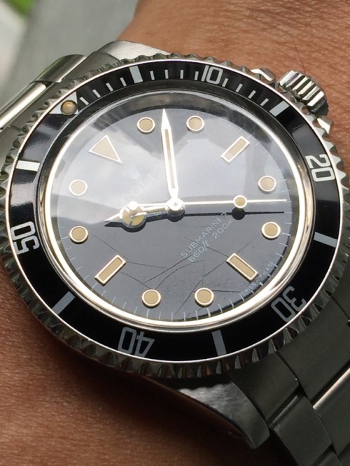 Rolex submarine 5513 spider dail