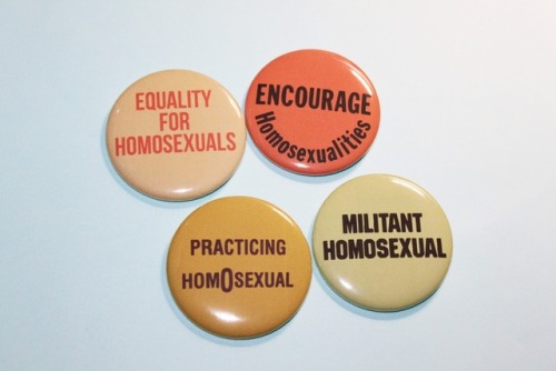 diabeticlesbian:Fave vintage &amp; remake lesbian badges