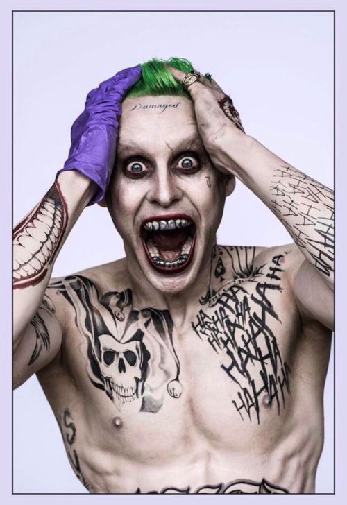 First Official Look At Jared Leto as ‎The Joker‬ in Suicide Squad: The Movie !More Cha
