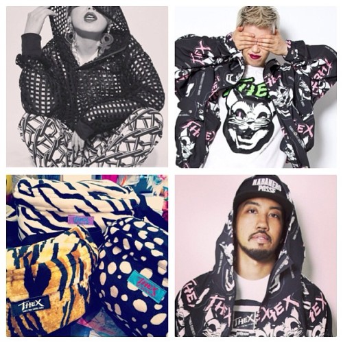 Getting wild with the new Thex line, #Galaxxxy style! #galaxxxyrocks #japan #japanesefashion #eno #t