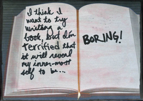 “I Think I Want To Try Writing A Book, But I’m Terrified That It Will Reveal My Inner-most Self To