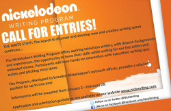 bryankonietzko:  Attention, writers! Nickelodeon’s