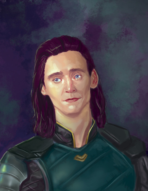 Hey it’s ya girl who’s painting out her feelings since she’s now a full on Loki fan since seeing Tho